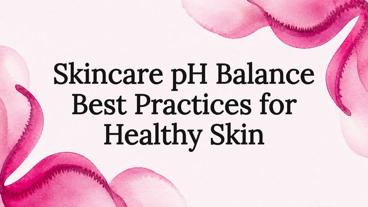 Skincare pH Balance Best Practices for Healthy Skin