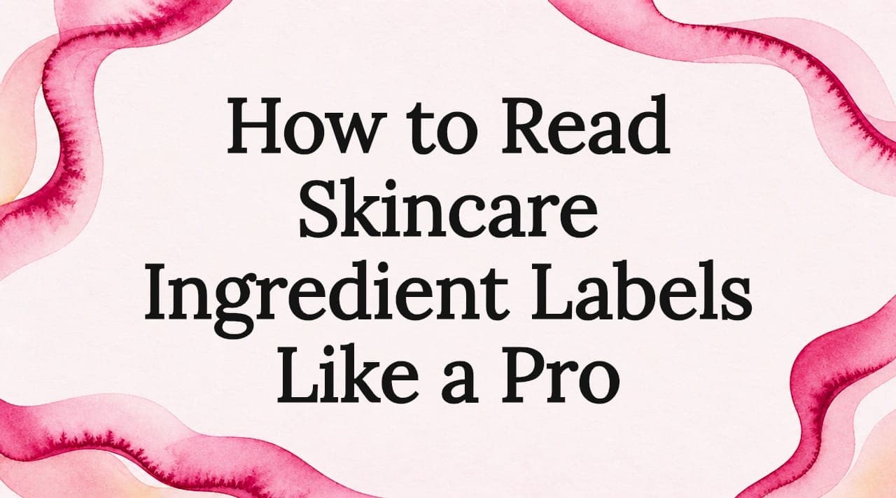 How to Read Skincare Ingredient Labels Like a Pro