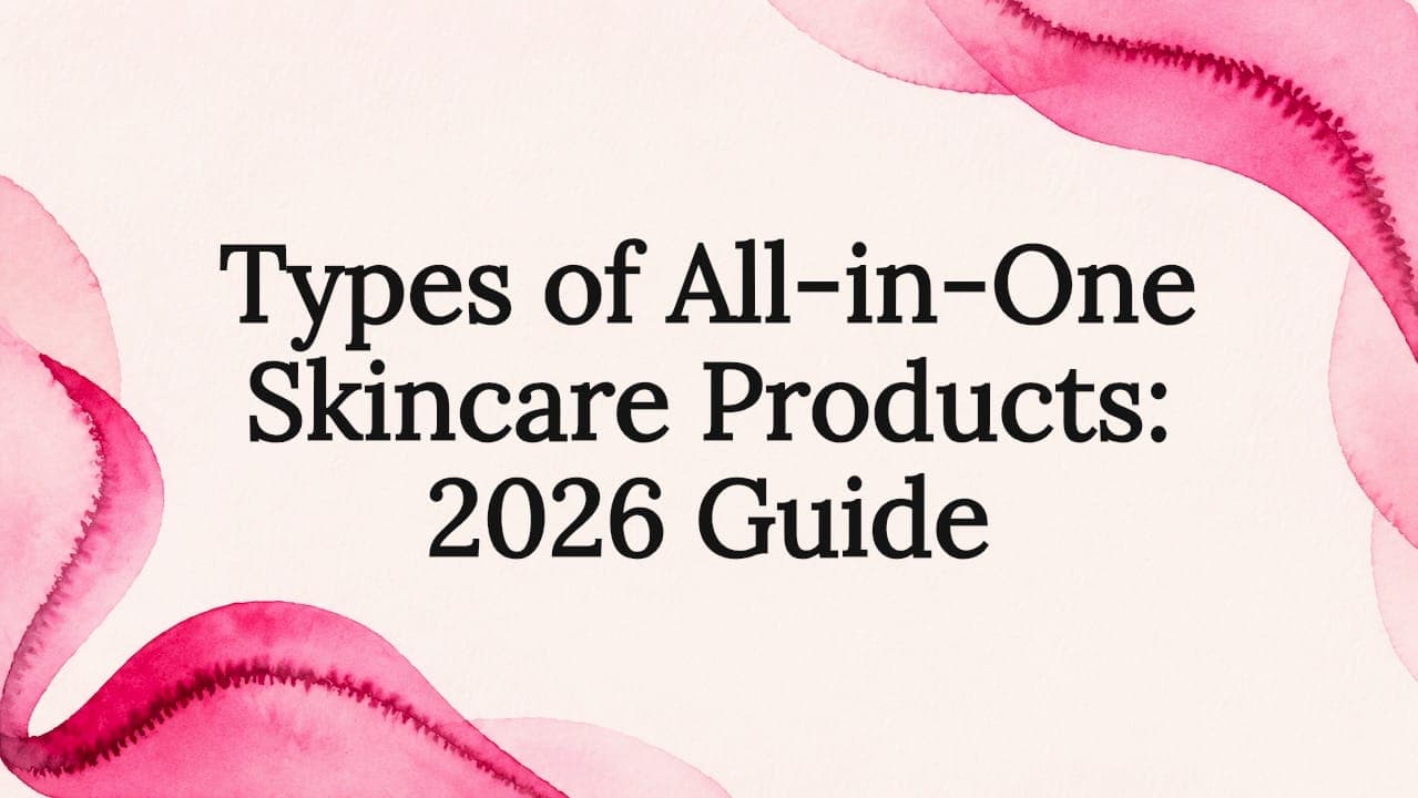 Types of All-in-One Skincare Products: 2026 Guide