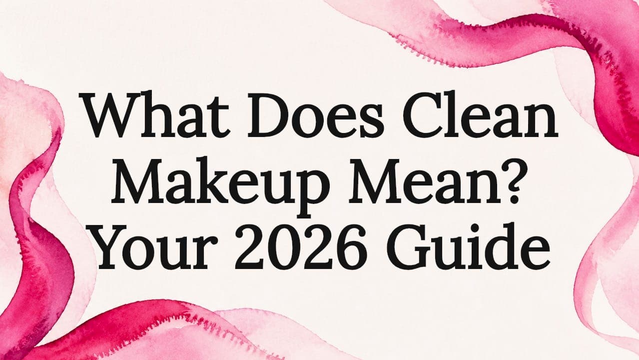What Does Clean Makeup Mean? Your 2026 Guide