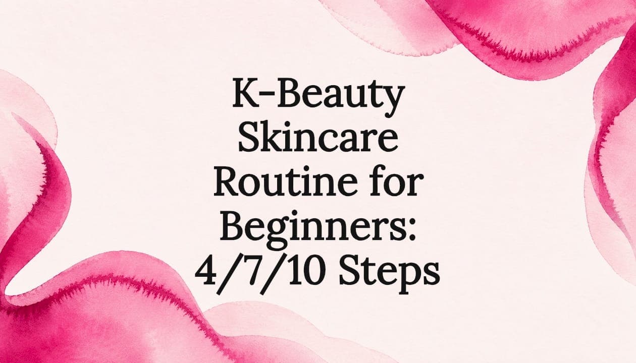 K-Beauty Skincare Routine for Beginners: 4/7/10 Steps