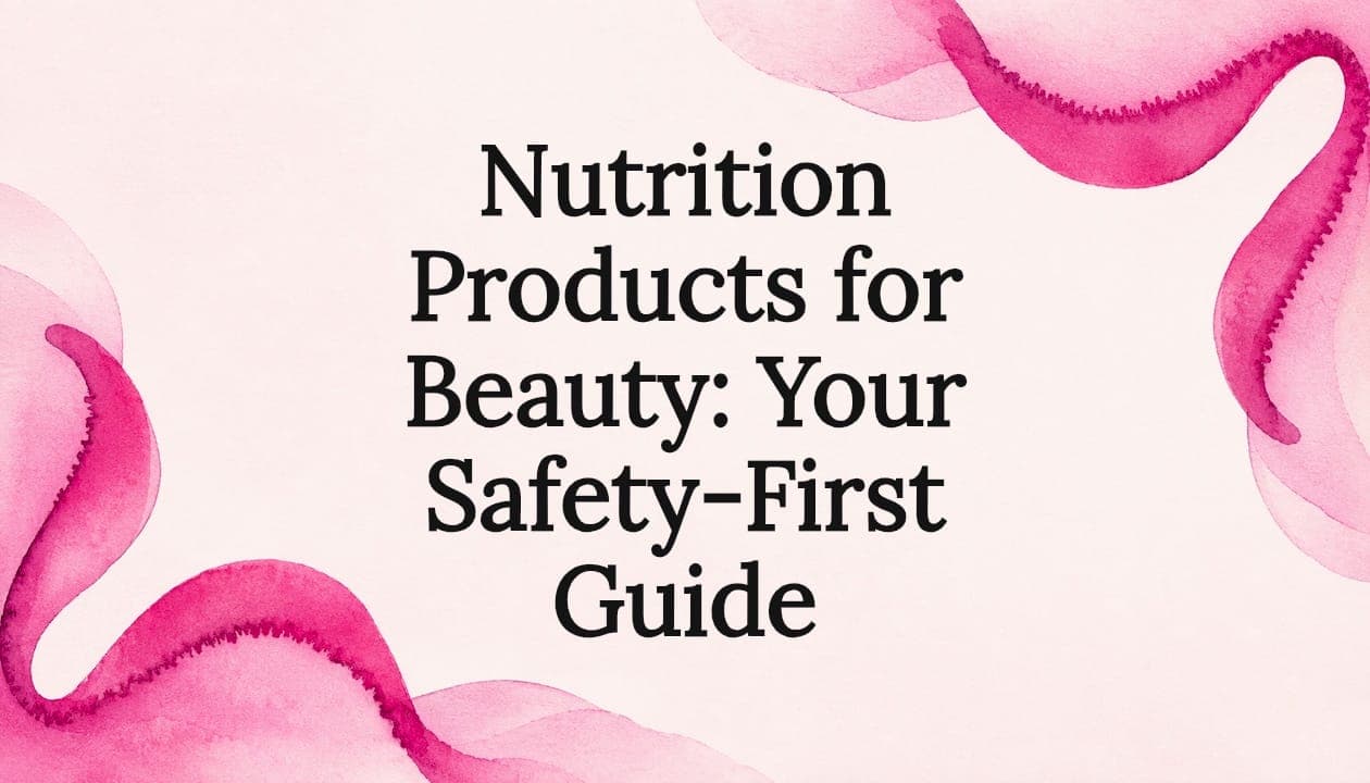 Nutrition Products for Beauty: Your Safety-First Guide