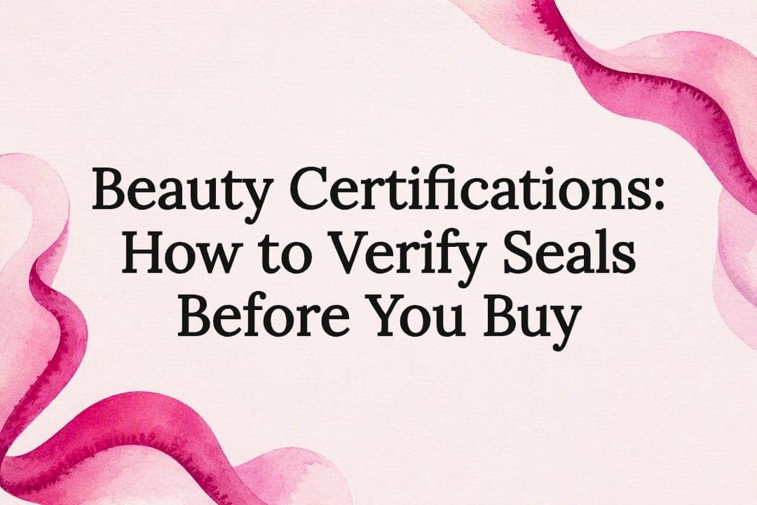 Beauty Certifications: How to Verify Seals Before You Buy