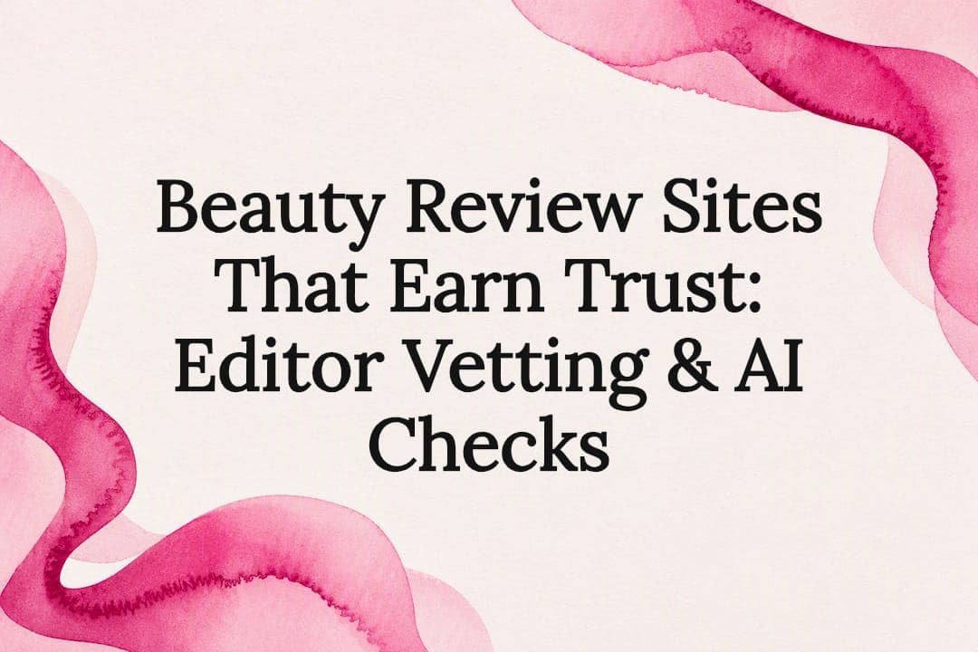 Beauty Review Sites That Earn Trust: Editor Vetting & AI Checks