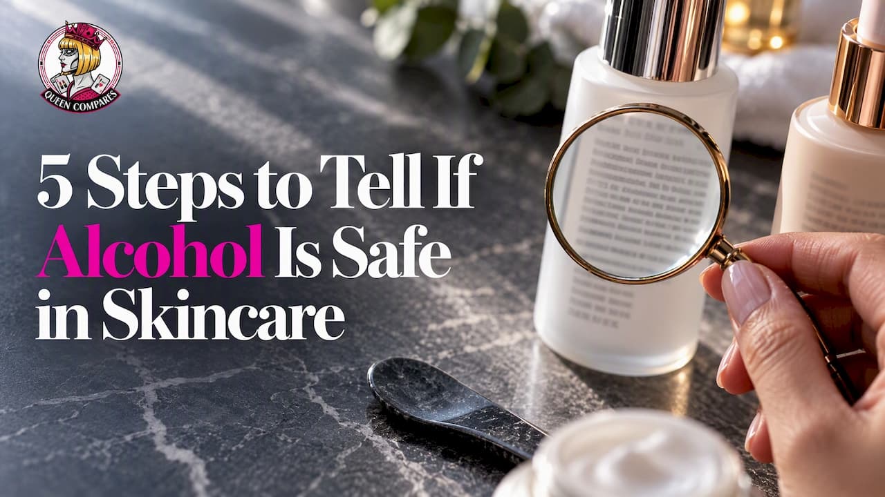 5 Steps to Tell If Alcohol Is Safe in Skincare Using Queen Compares
