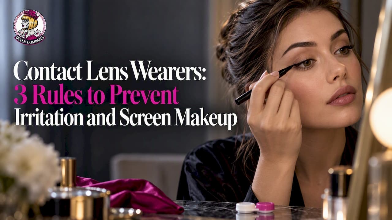 Contact Lens Wearers: 3 Rules to Prevent Irritation and Screen Makeup