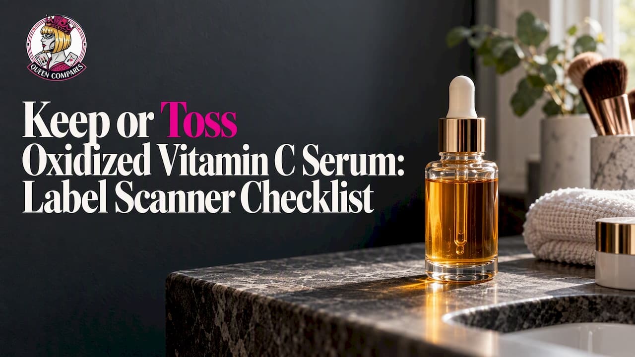 Keep or Toss Oxidized Vitamin C Serum: Label Scanner Checklist