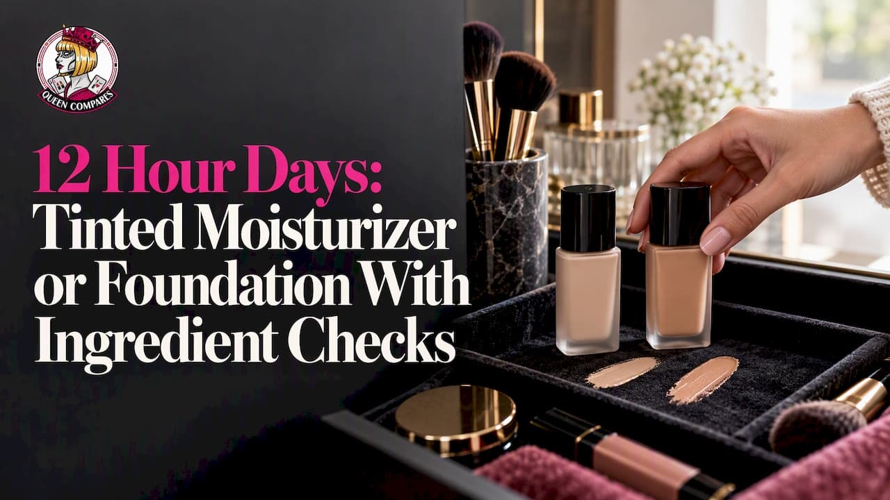 12 Hour Days: Tinted Moisturizer or Foundation With Ingredient Checks