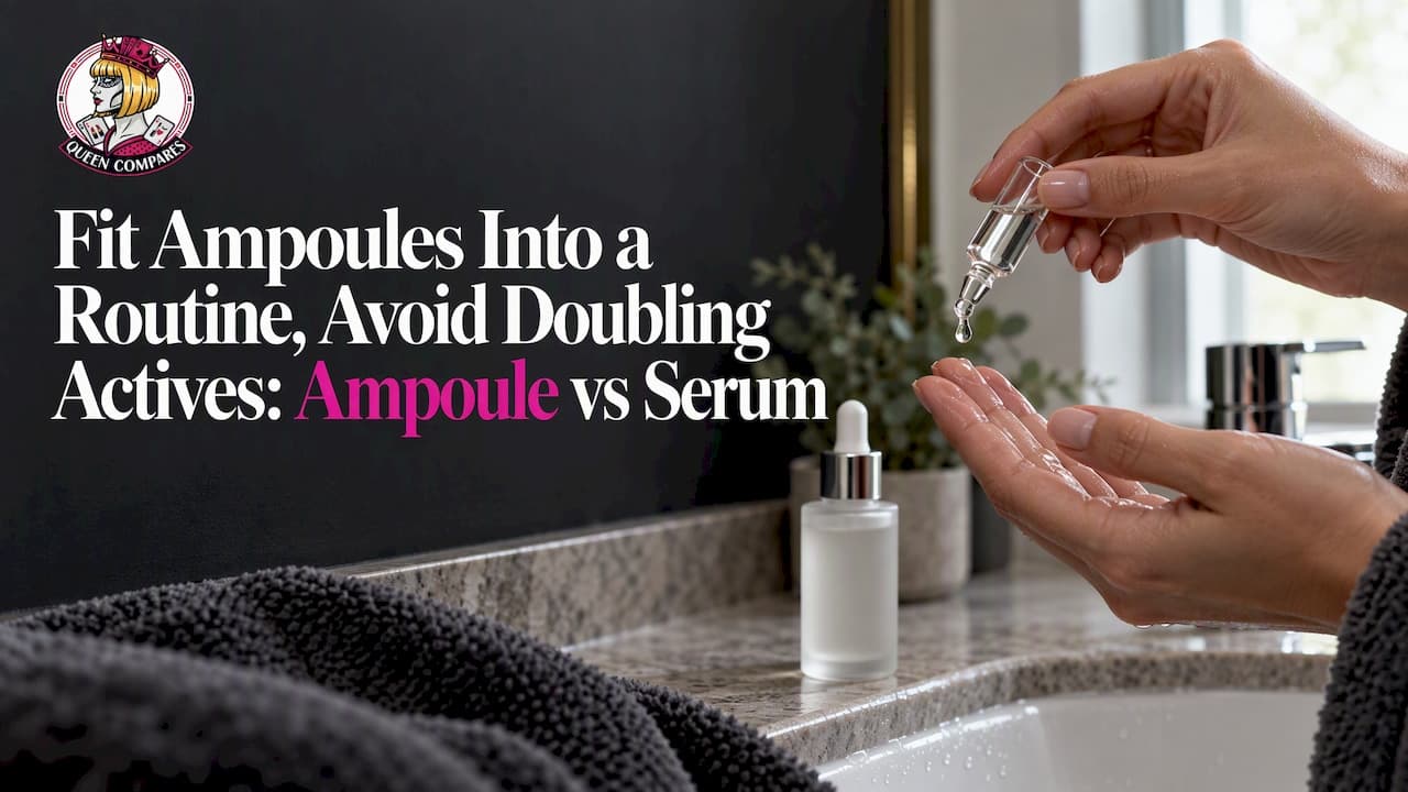 Fit Ampoules Into a Routine, Avoid Doubling Actives: Ampoule vs Serum