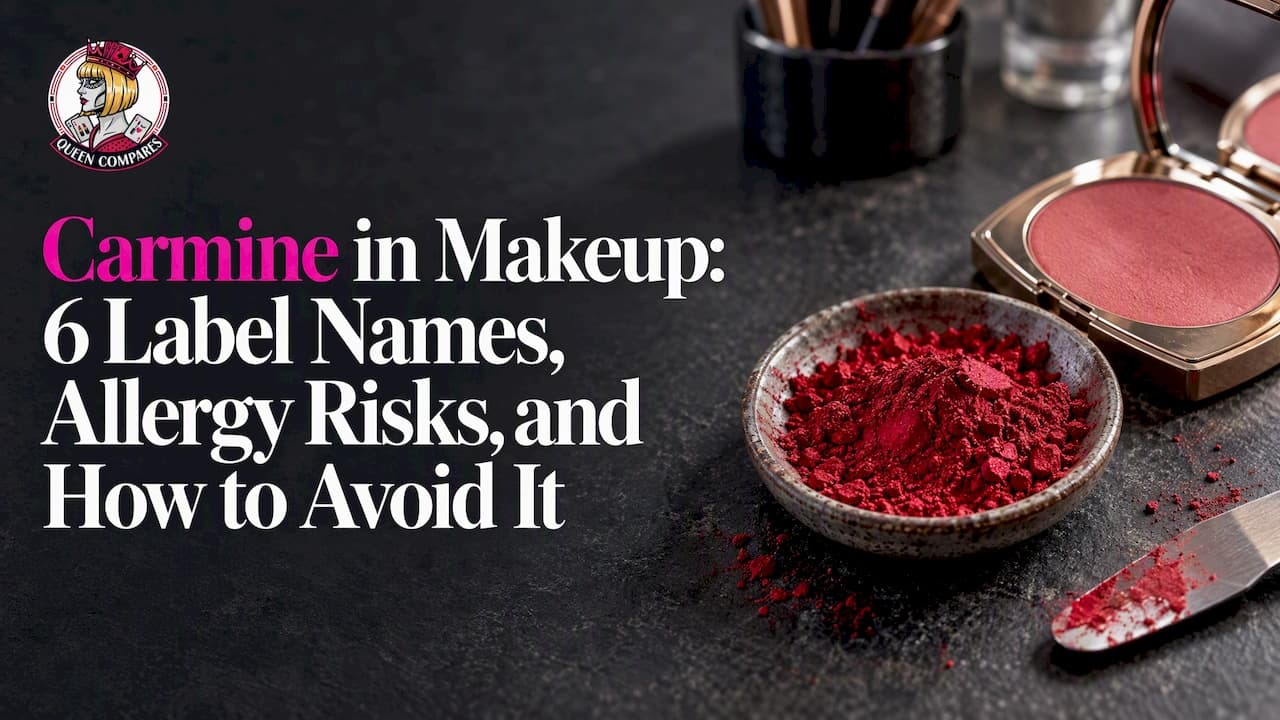 Carmine in Makeup: 6 Label Names, Allergy Risks, and How to Avoid It