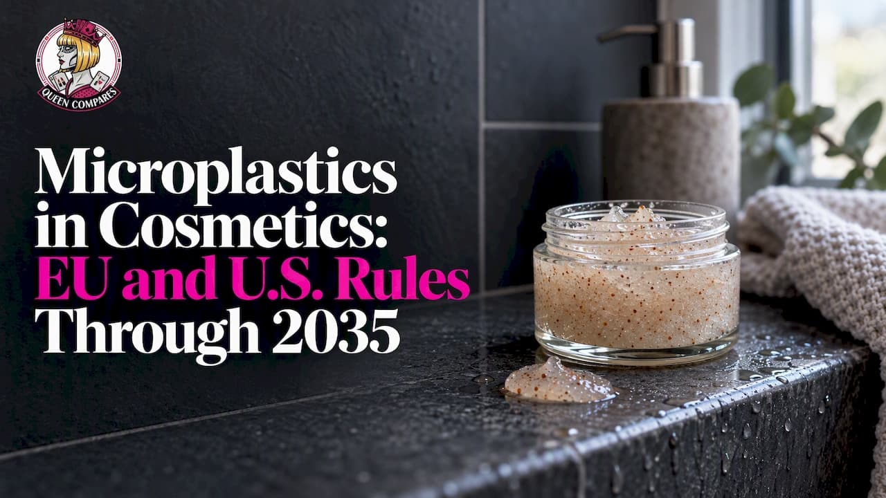 Microplastics in Cosmetics: EU and U.S. Rules Through 2035