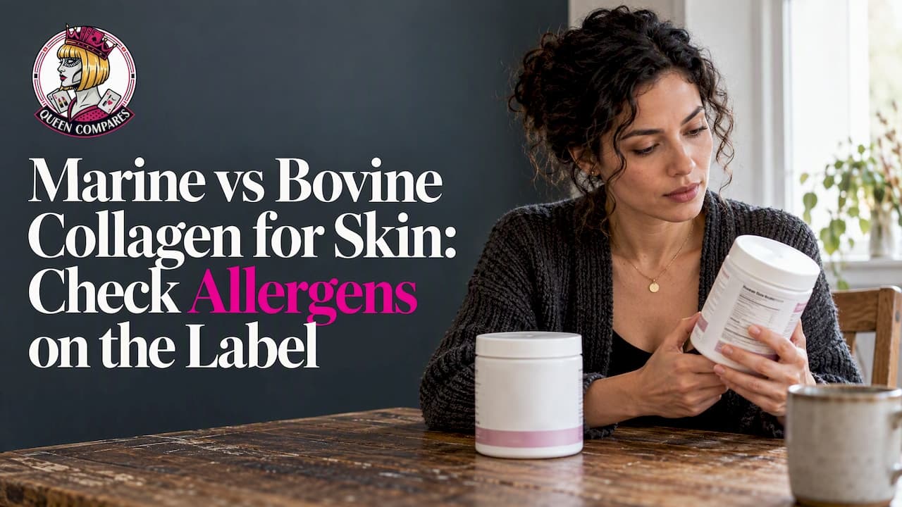 Marine vs Bovine Collagen for Skin: Check Allergens on the Label